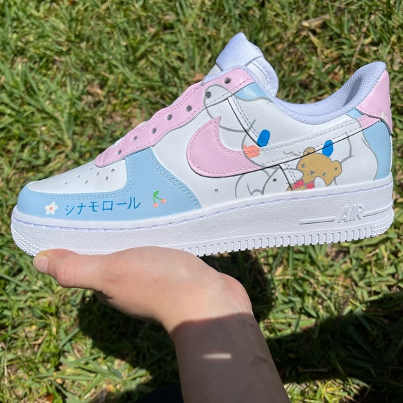 Cinnamoroll Air Force 1 Kids Youth Shoes Sanrio Cinnamoroll - Picture 2 of 7